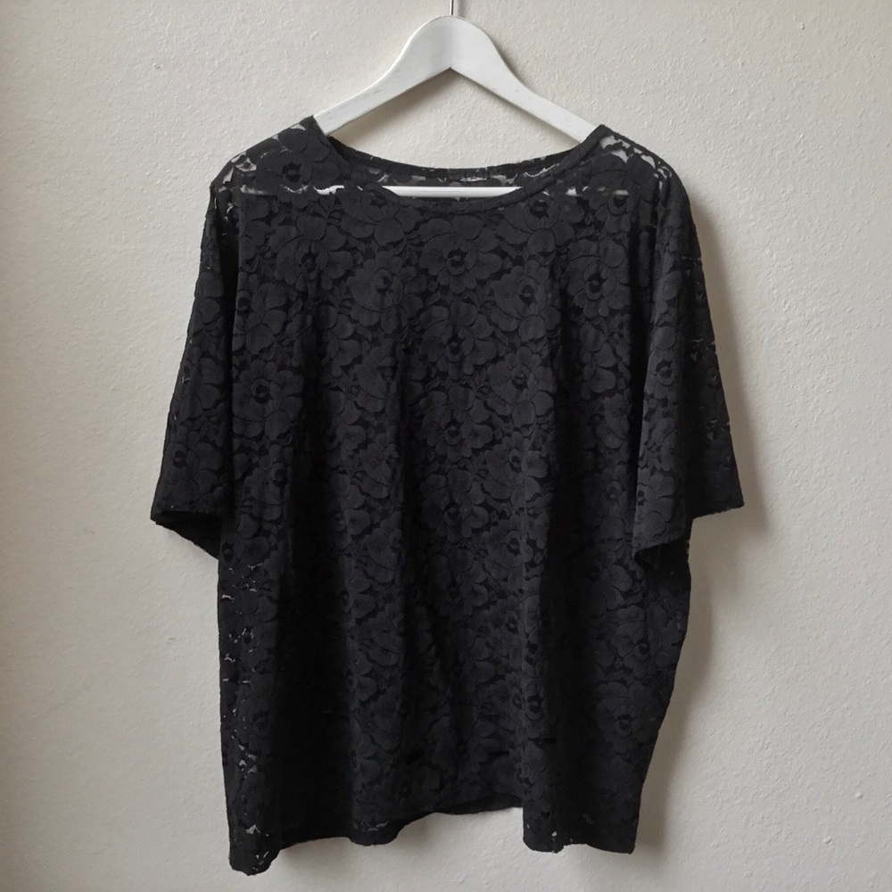 Black Lace Tee
